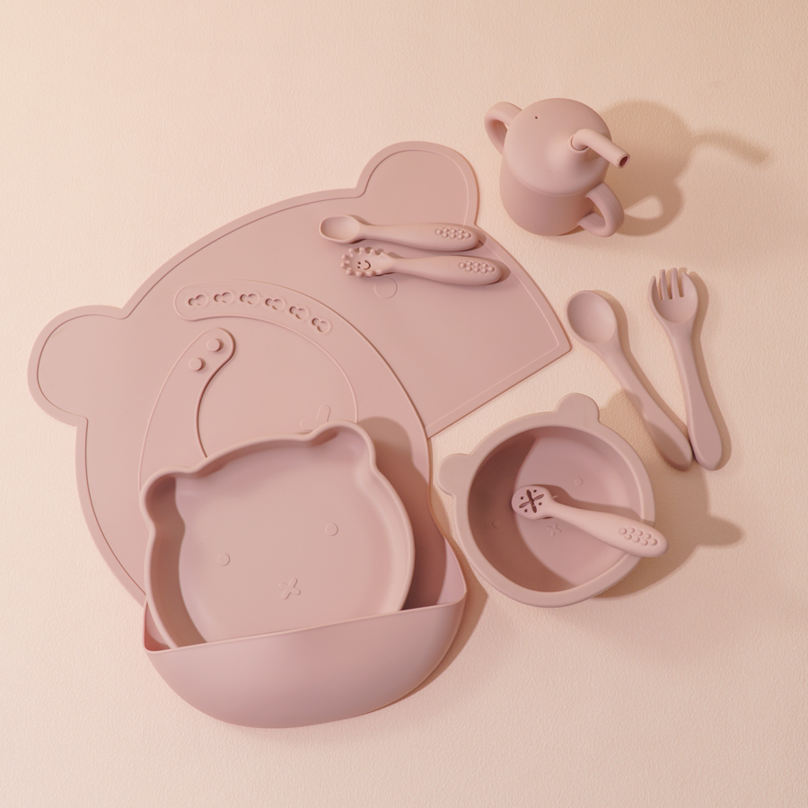 Baby Led Weaning Set - 8 шт., силиконовые присоски для детского