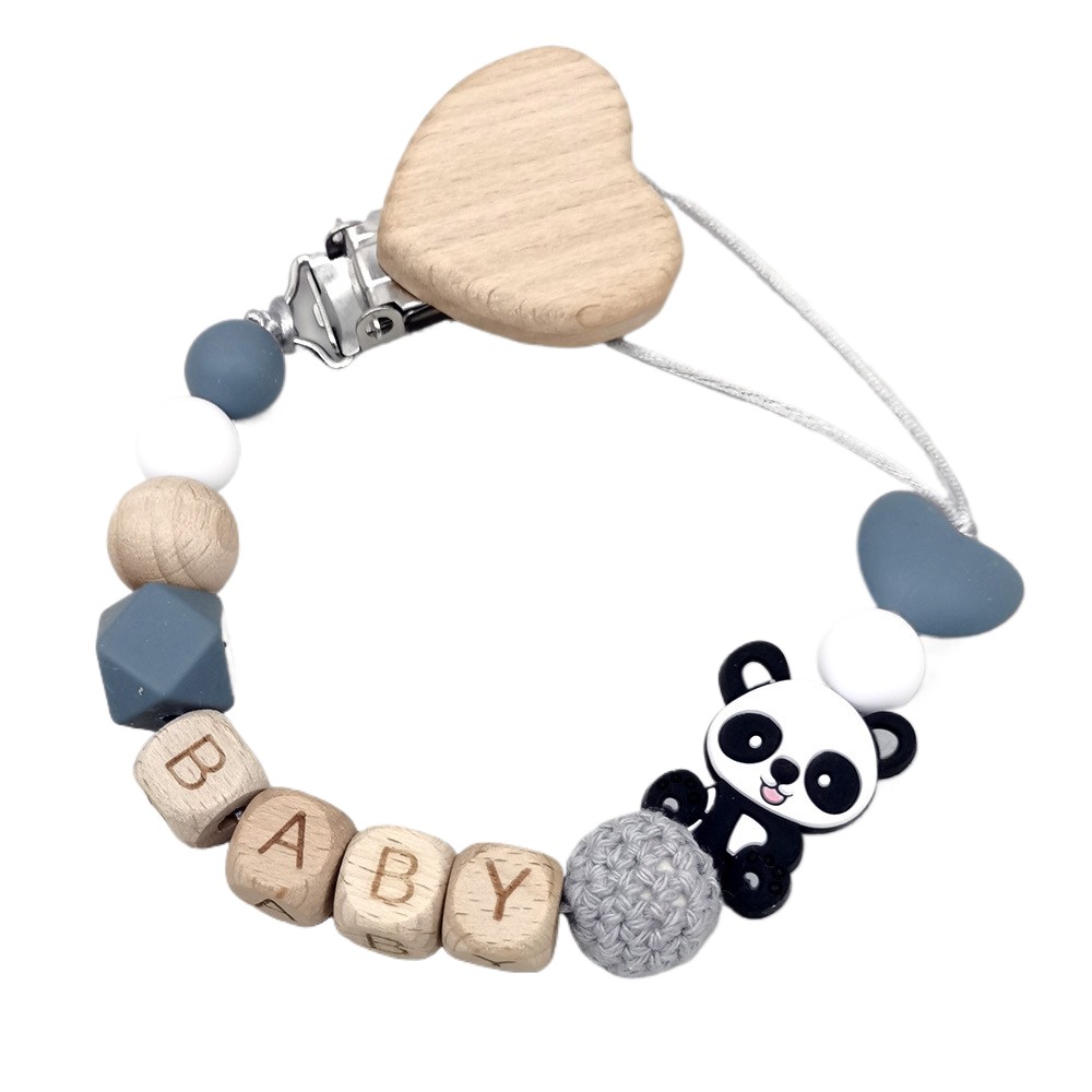 Baby Products 2 Years - Деревянная персонализированная цепочка для детской соски