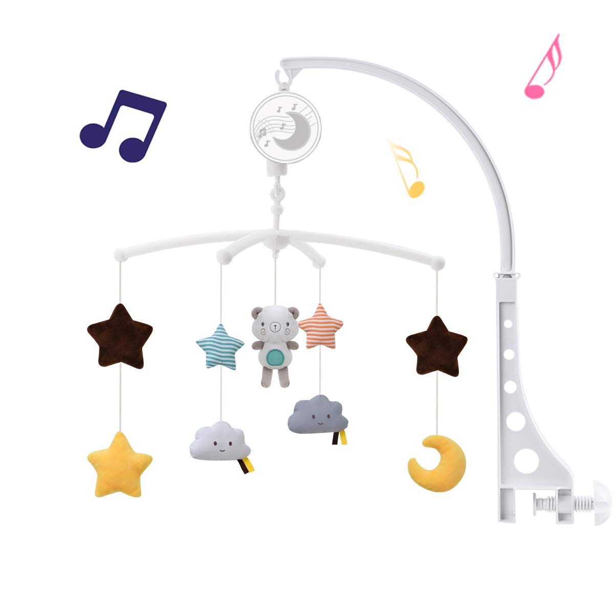 Baby Rattle Toy Set - Детская кроватка, мобильные погремушки, музыкальные развивающие