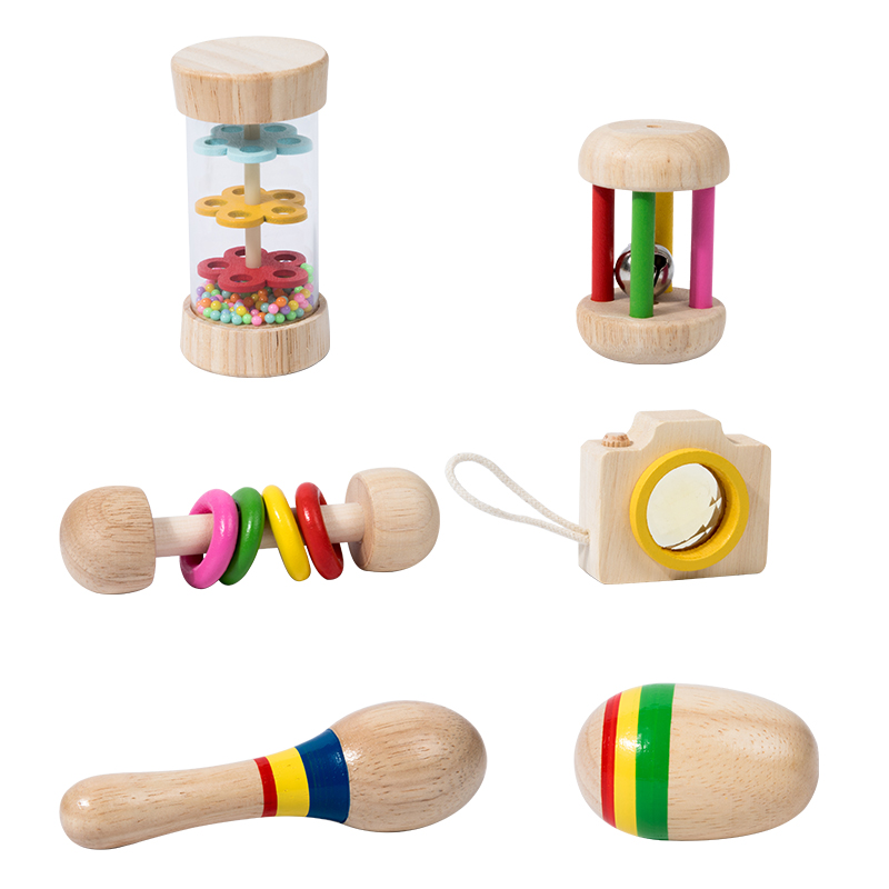 Baby Rattle Toy Set - 6 шт., Детский развивающий ксилофон