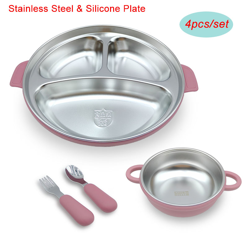 Baby Led Weaning Set - Набор для кормления ребенка, тарелка из