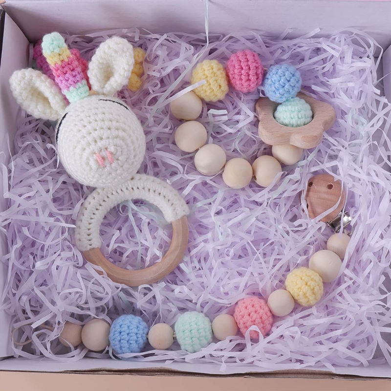 Baby Rattle Toy Set - Подарочный набор для новорожденных, 1 упаковка,