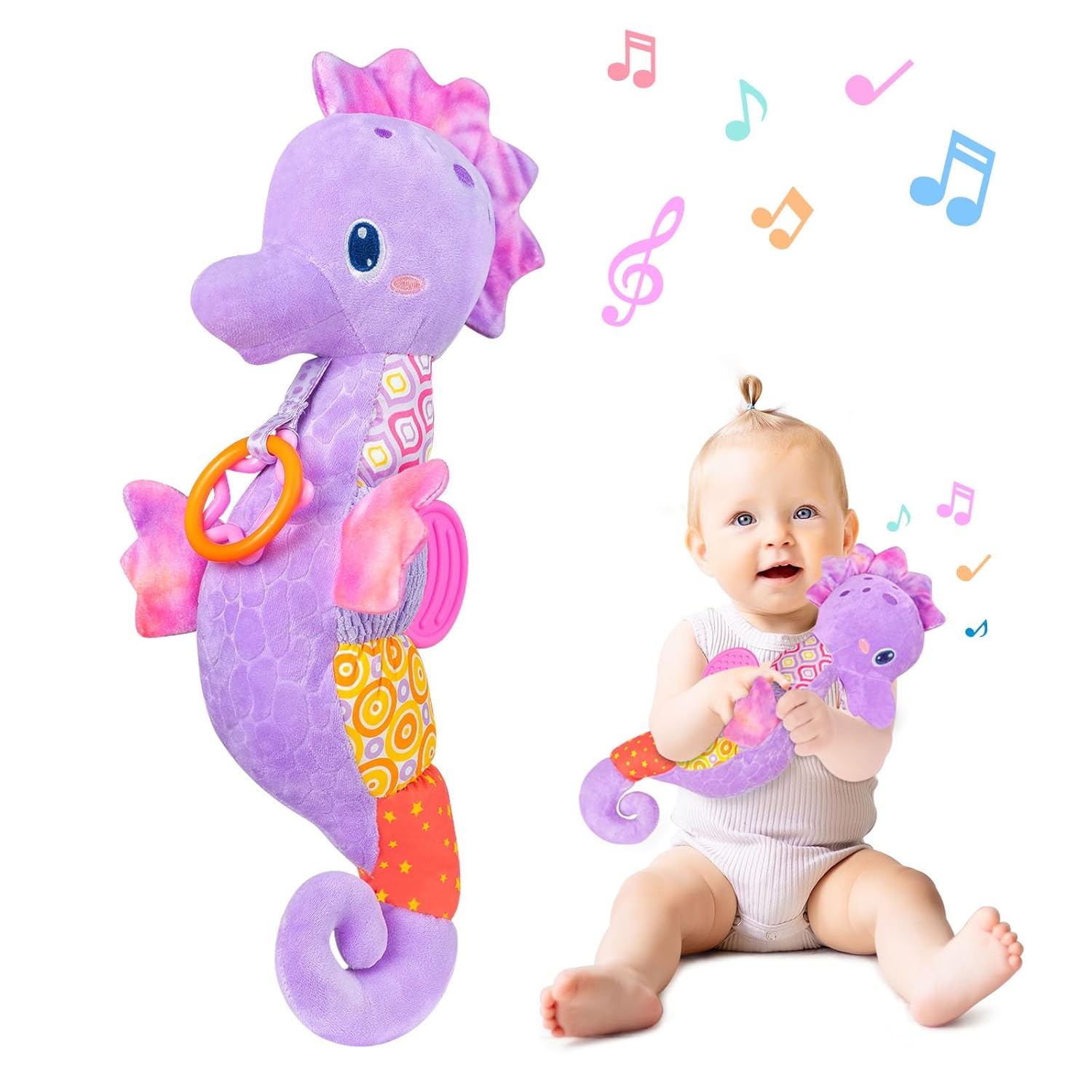 Baby Rattle Toy Set - Детские погремушки, детские музыкальные мягкие игрушки