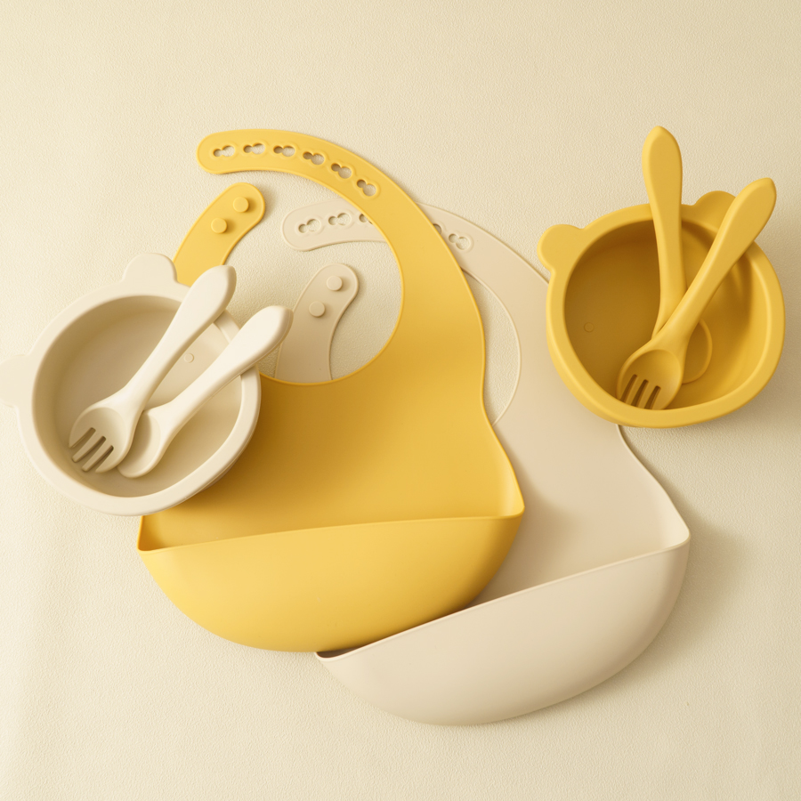 Baby Led Weaning Set - Оптовая продажа, силиконовая детская посуда, набор