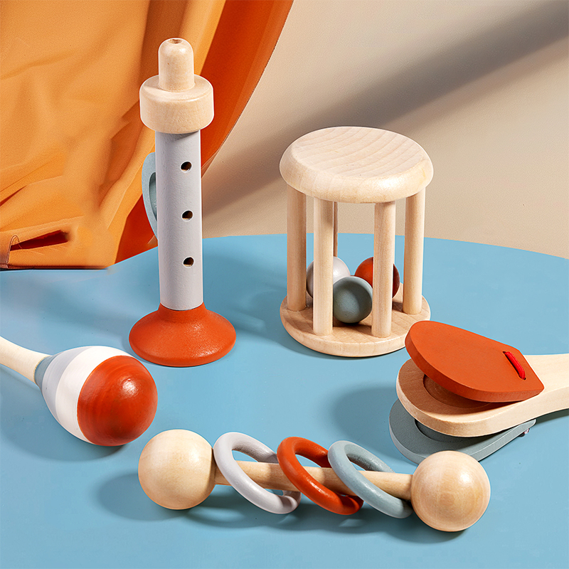 5 шт. детские музыкальные инст – обзор и цена Baby Rattle Toy Set