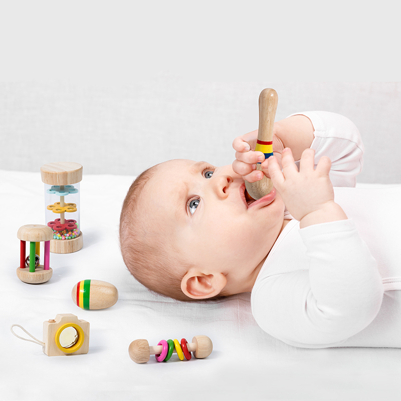 6 шт., Детский развивающий кси – обзор и цена Baby Rattle Toy Set