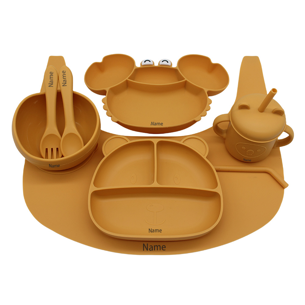Набор детской посуды с бесплат – обзор и цена Baby Led Weaning Set