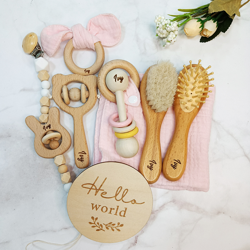 8 шт., индивидуальное имя, игр – обзор и цена Baby Rattle Toy Set