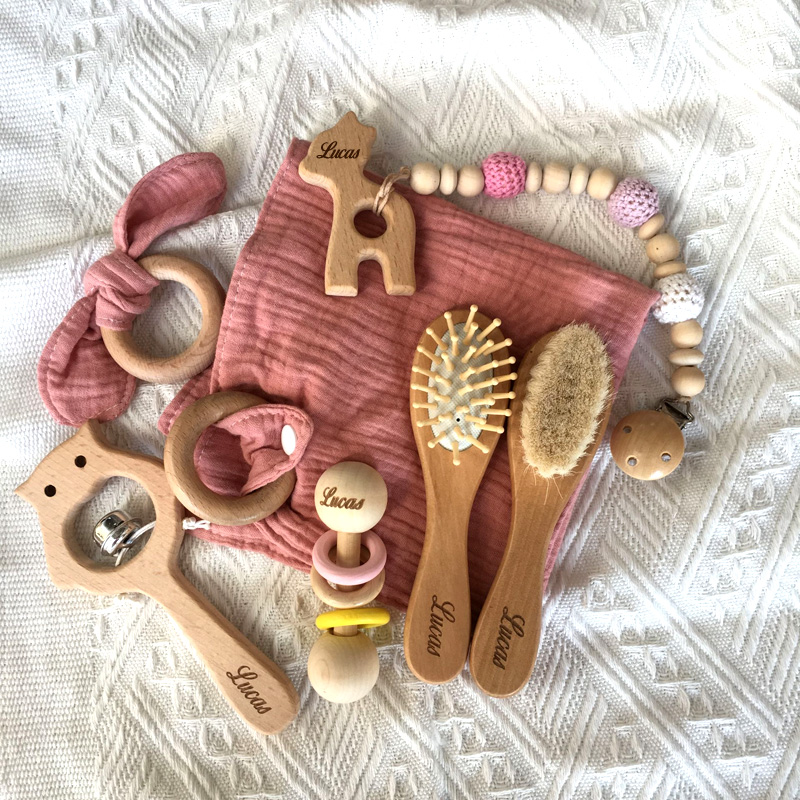 Персонализированный набор игру – обзор и цена Baby Rattle Toy Set